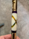 30 Caliber Bolt Action pen in resin pattern