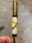 30 Caliber Bolt Action pen in resin pattern