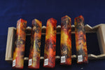 "Fire" Pine cone hybrid pen blanks