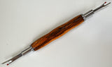 Double bladed Seam ripper with Lg. & Sm. blades - Marblewood w/silver