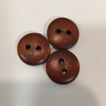 9/16" wood buttons - Quantity of 8