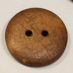 3/4" wood buttons - Quantity of 6