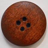 1" wood buttons - Quantity of 4